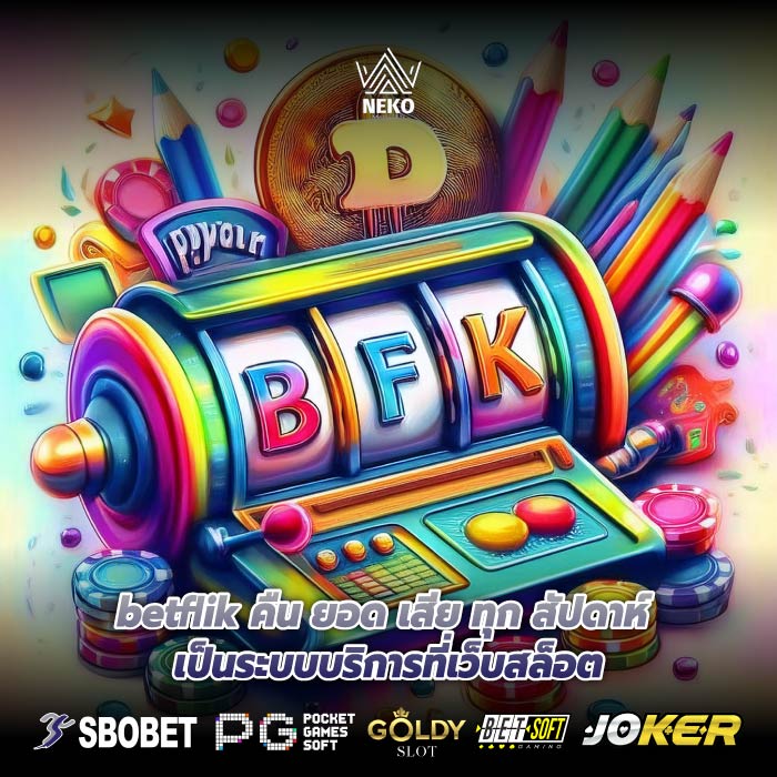 betflik คืน ยอด เสีย ทุก สัปดาห์ เป็นระบบบริการที่เว็บสล็อต